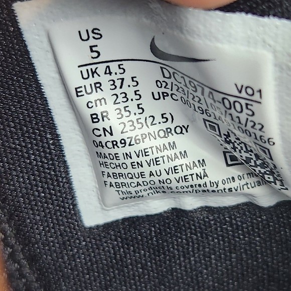 Nike PG 6 'Black Metallic Gold' Men's Sz 5 Women's 6.5 DC1974-005 NWOB - Picture 9 of 9